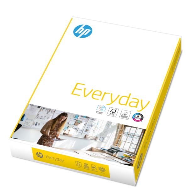 Carta everyday hp - a4 - 75 gr - bianco - hp - conf. 500 fogli
